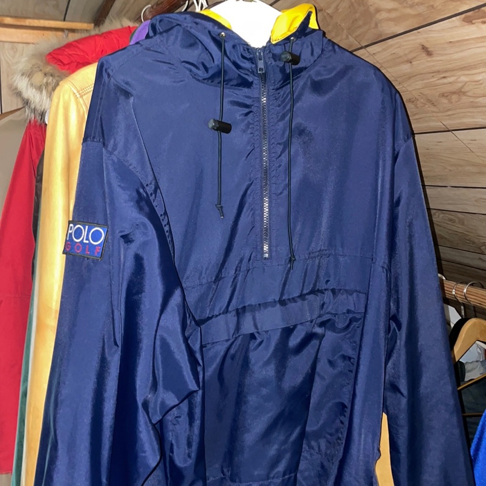 Polo golf wind breaker jacket.
